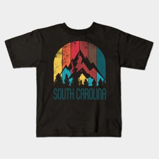 Retro South Carolina Design for Men Women and Kids Kids T-Shirt